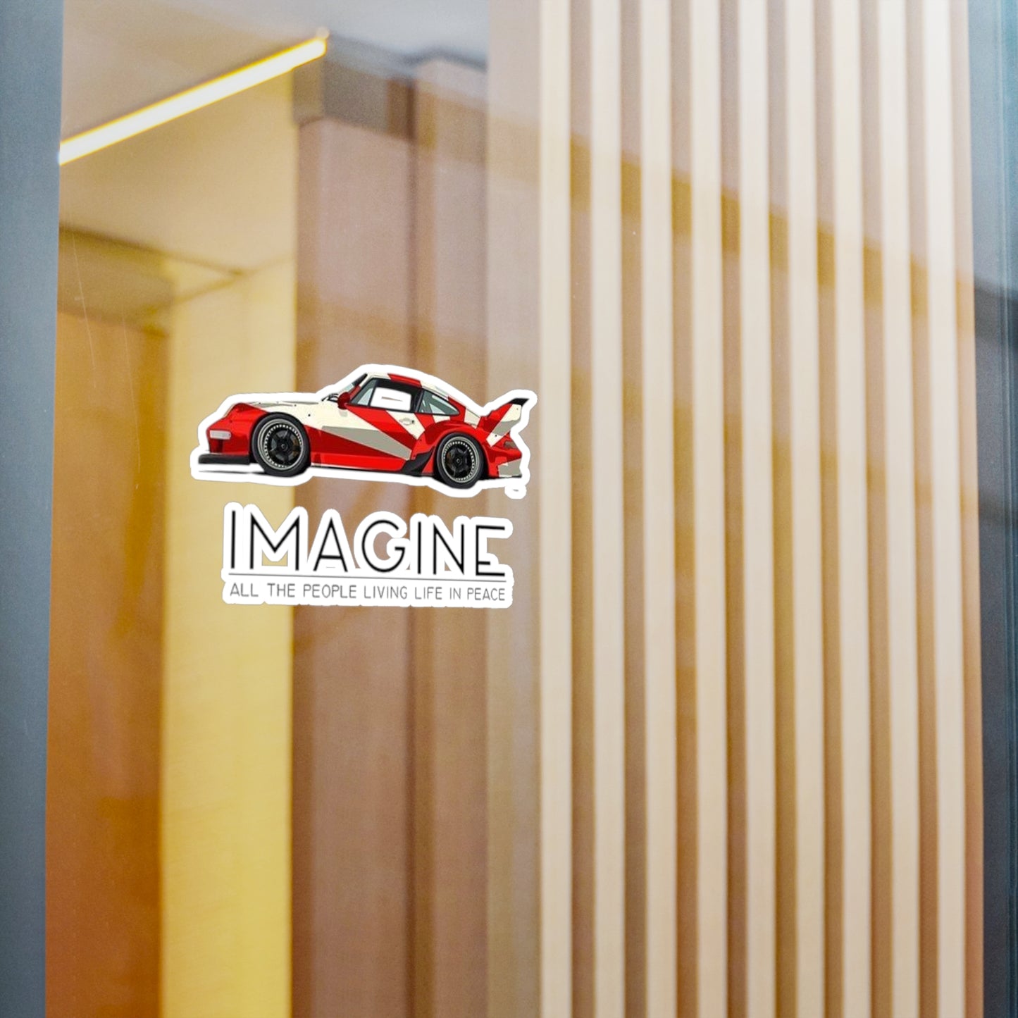 'Imagine' Porsche 911 Vinyl Decal