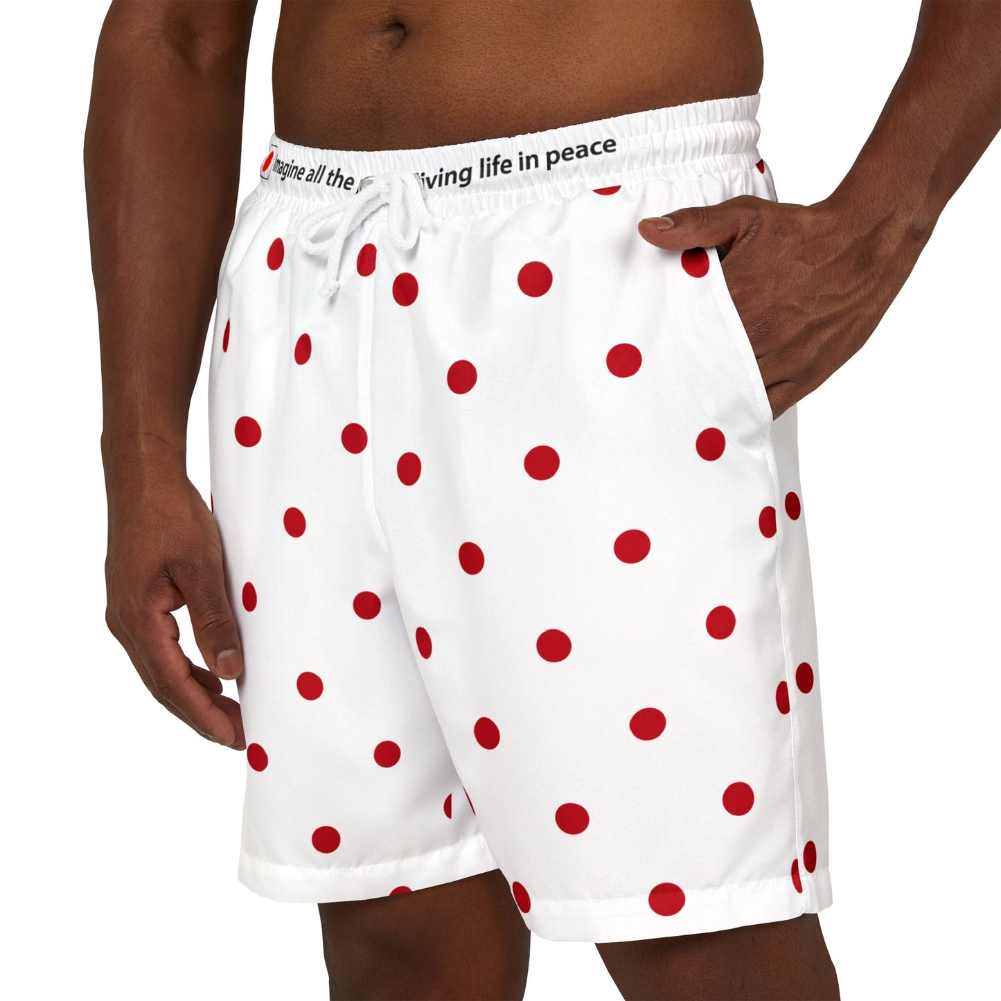 Japanese Flag Unisex Swim Shorts