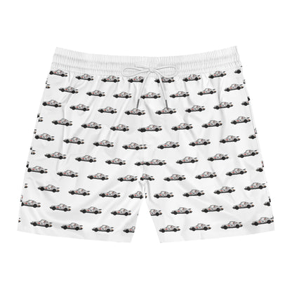 Vintage Porsche Carrera 3.2 Print Men's Swim Shorts