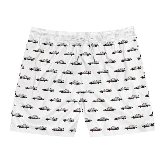 Vintage Porsche Carrera 3.2 Print Men's Swim Shorts