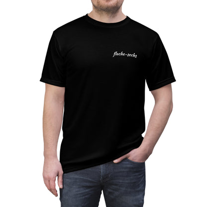 Flache-Sechs Unisex Cut & Sew Tee