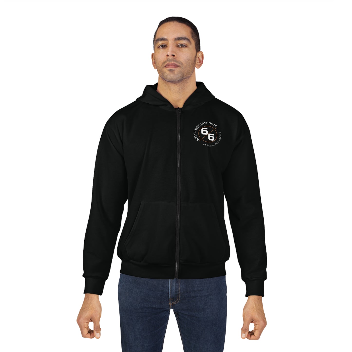 Vibrant Porsche 911 Car Art Unisex Zip Hoodie