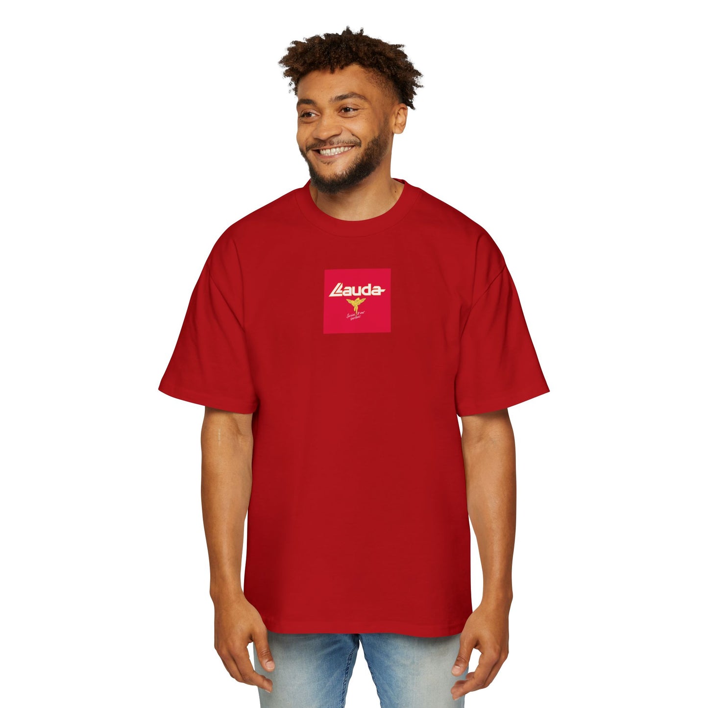 Lauda Airlines Graphic Heavy Oversized Tee