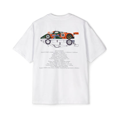 4 Rotor R26B/1991Mazda 787b Specs - Men's Heavy Oversized Tee