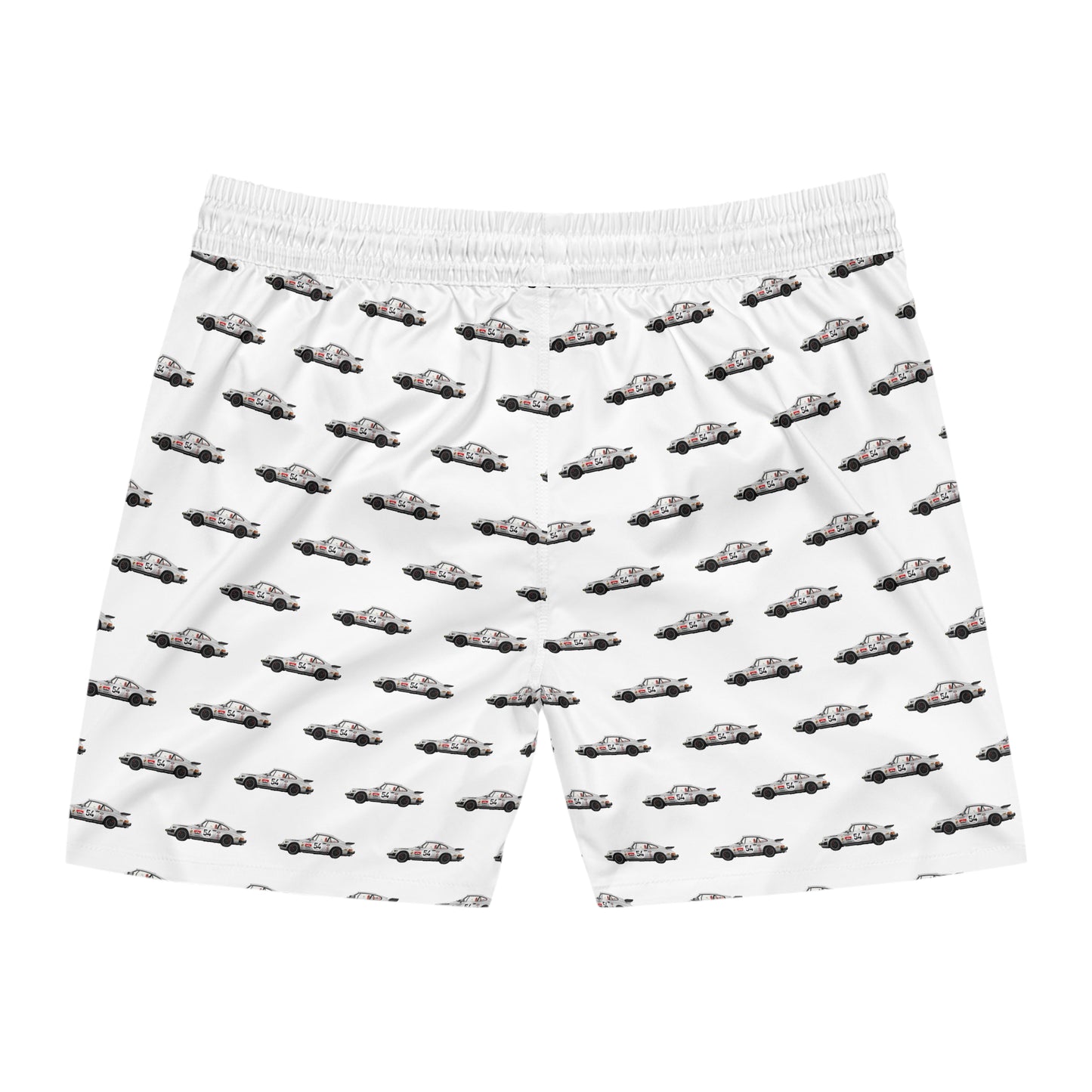 Vintage Porsche Carrera 3.2 Print Men's Swim Shorts - Fun & Stylish Beachwear