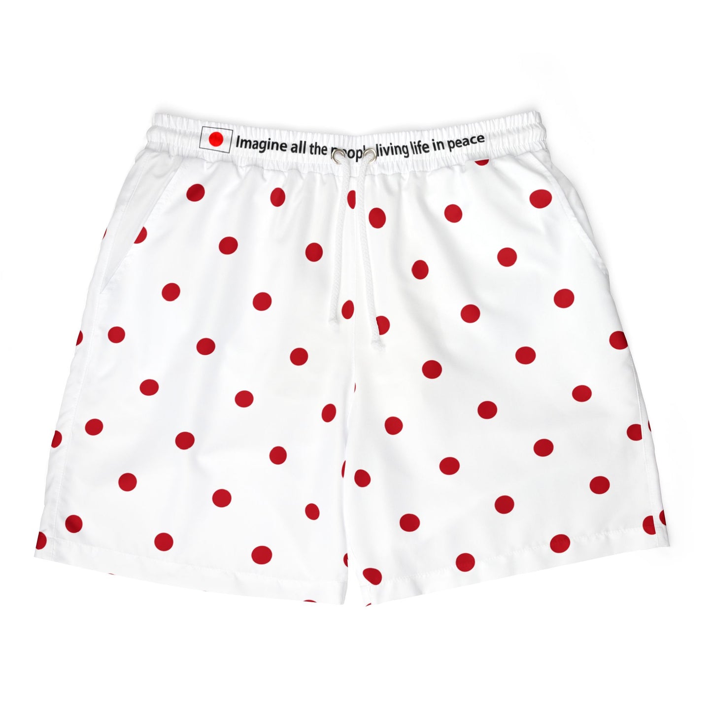 Japanese Flag Unisex Swim Shorts