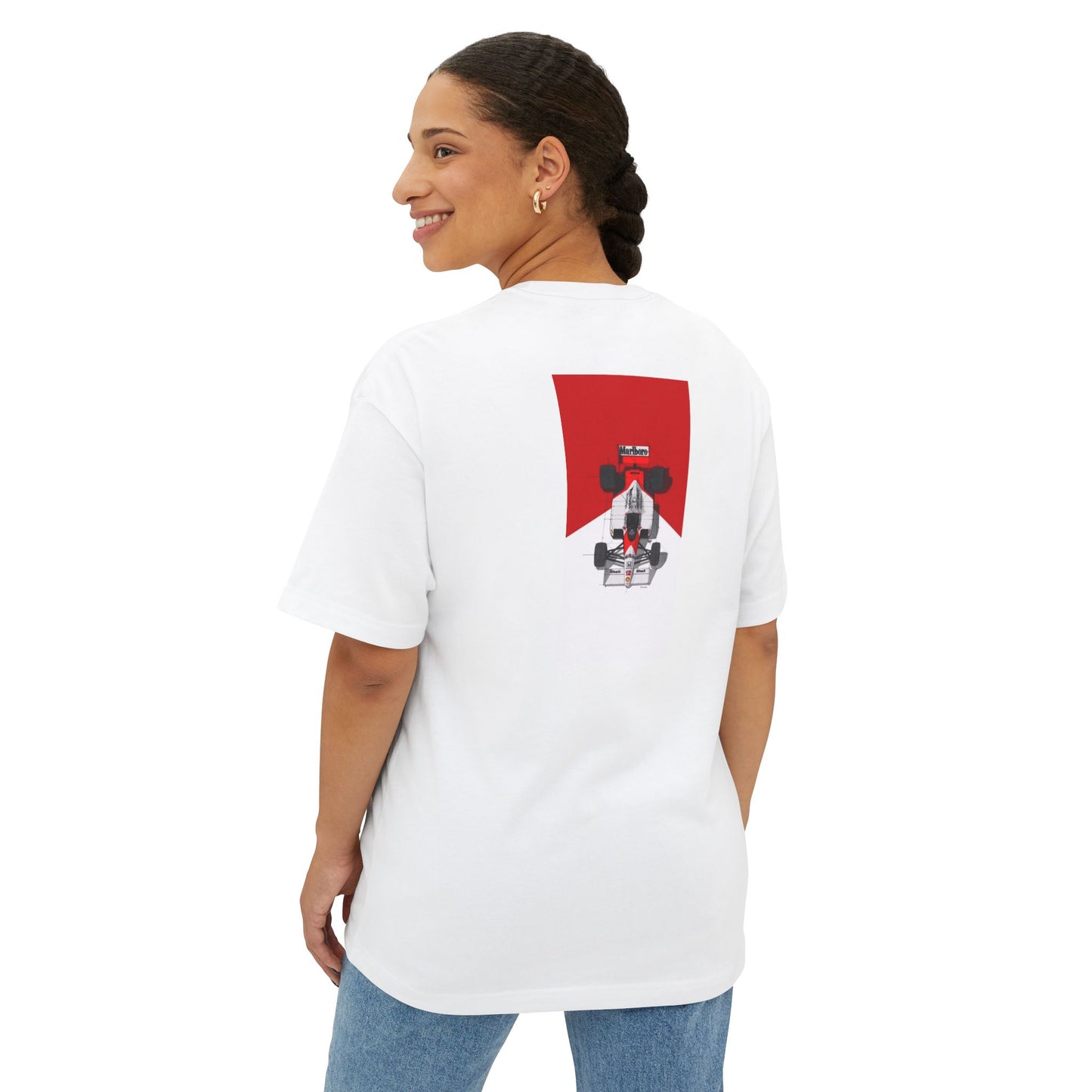 "Turbo Heart" MP-4/4 Oversize Unisex Tee