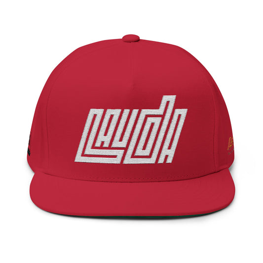 Niki Lauda Embroidered Flat Bill Cap