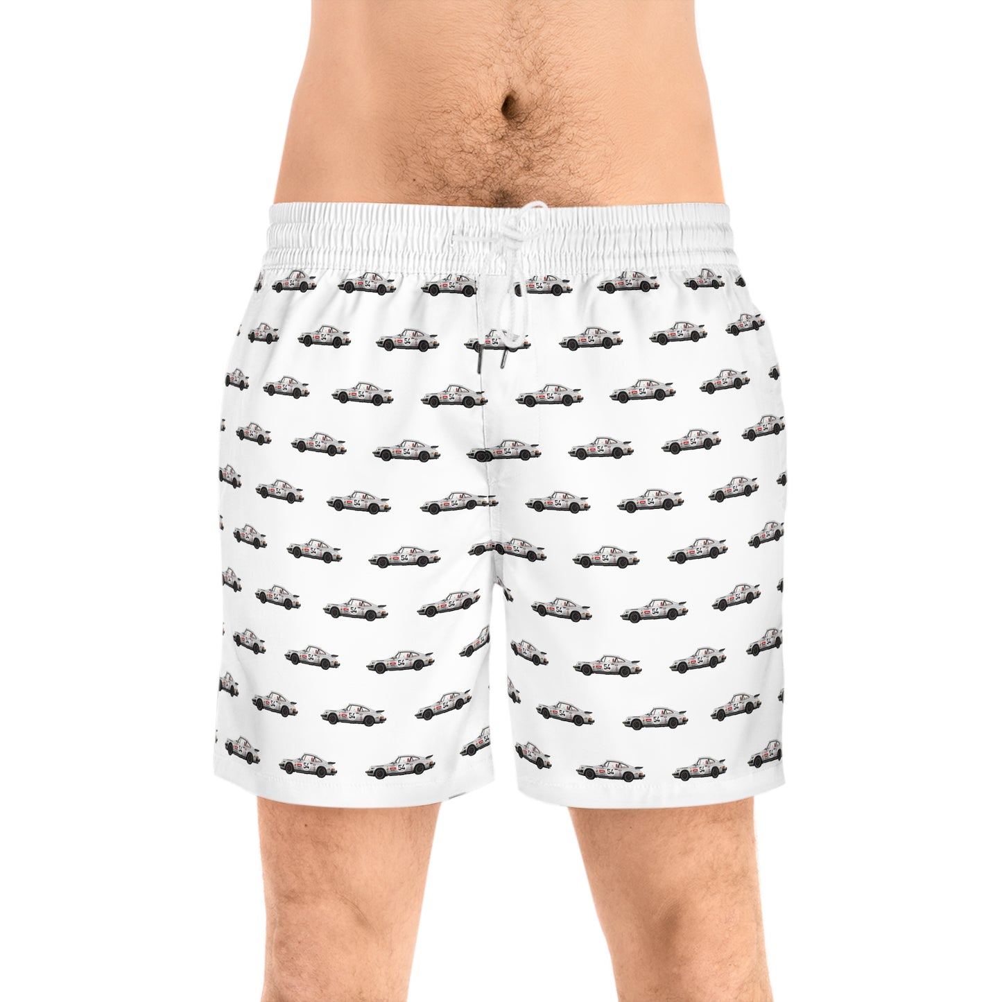 Vintage Porsche Carrera 3.2 Print Men's Swim Shorts
