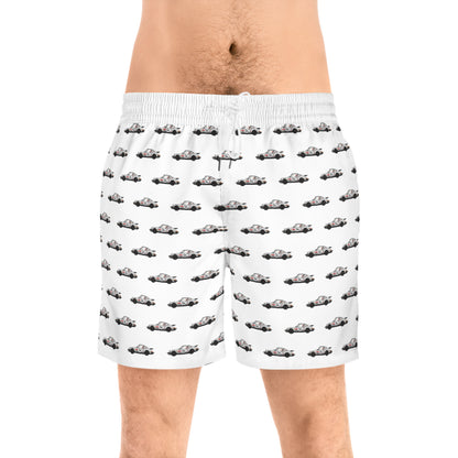 Vintage Porsche Carrera 3.2 Print Men's Swim Shorts