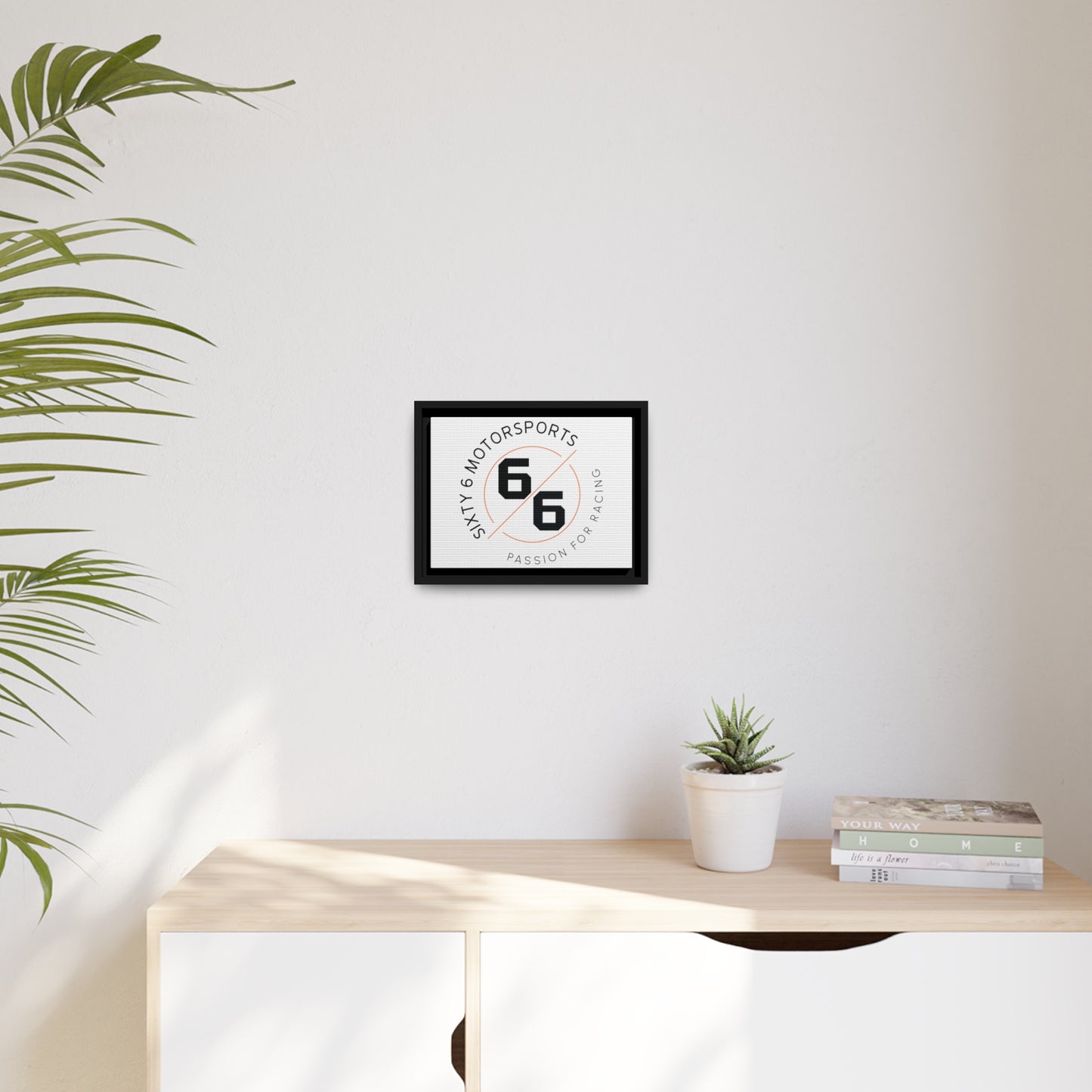 Matte Canvas, Black Frame