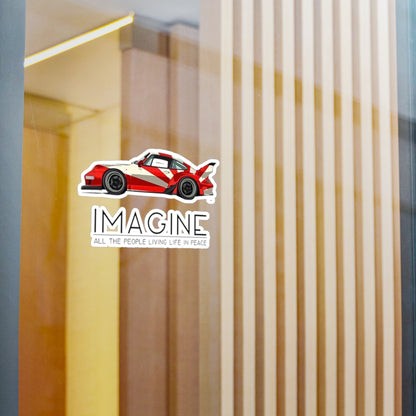 'Imagine' Porsche 911 Vinyl Decal