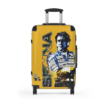 Senna Theme Suitcase - Durable Travel Luggage for Motorsport Fans