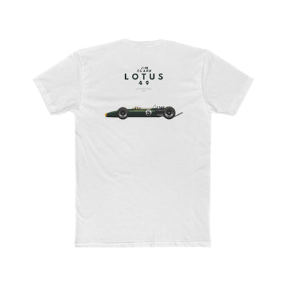 Unisex Crew Tee Classic Lotus 49 Race Car-Jim Clark