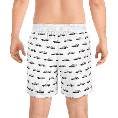 Vintage Porsche Carrera 3.2 Print Men's Swim Shorts