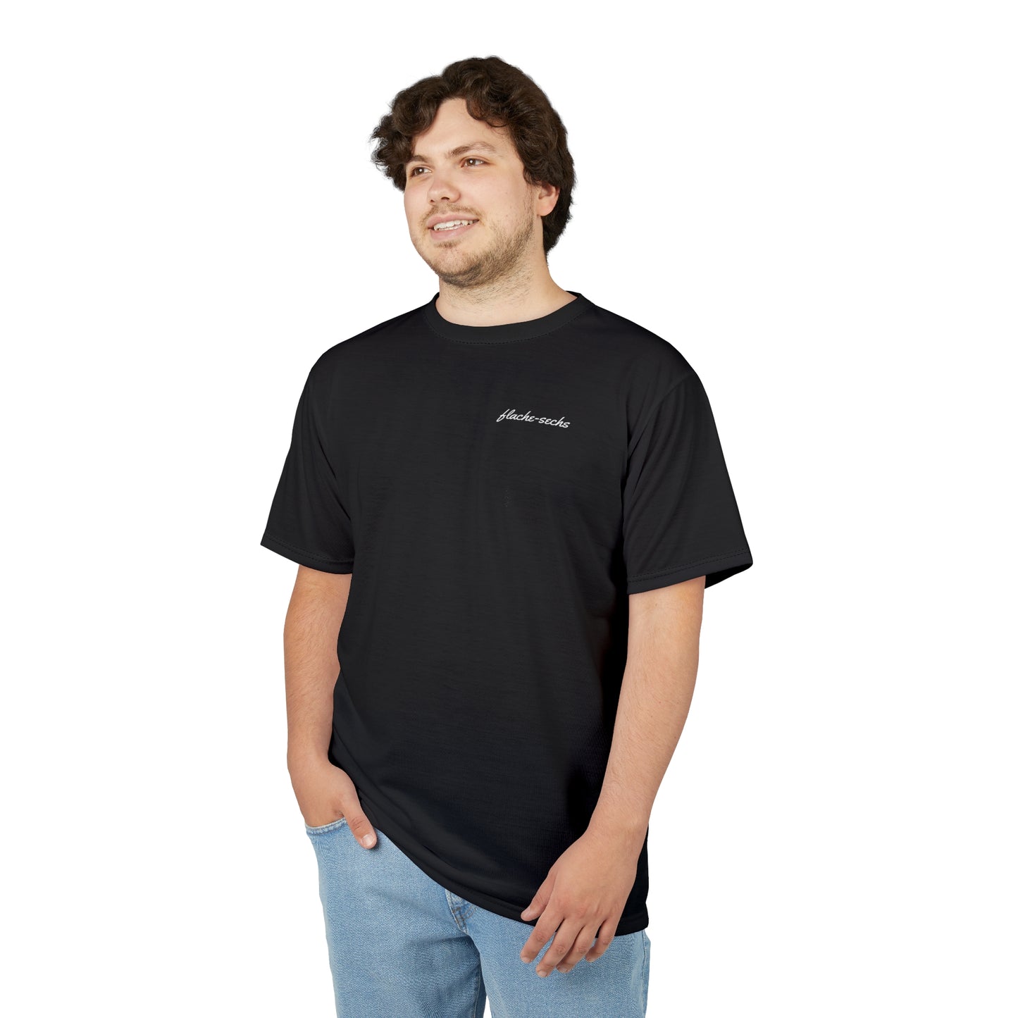 Flache-Sechs Unisex Cut & Sew Tee