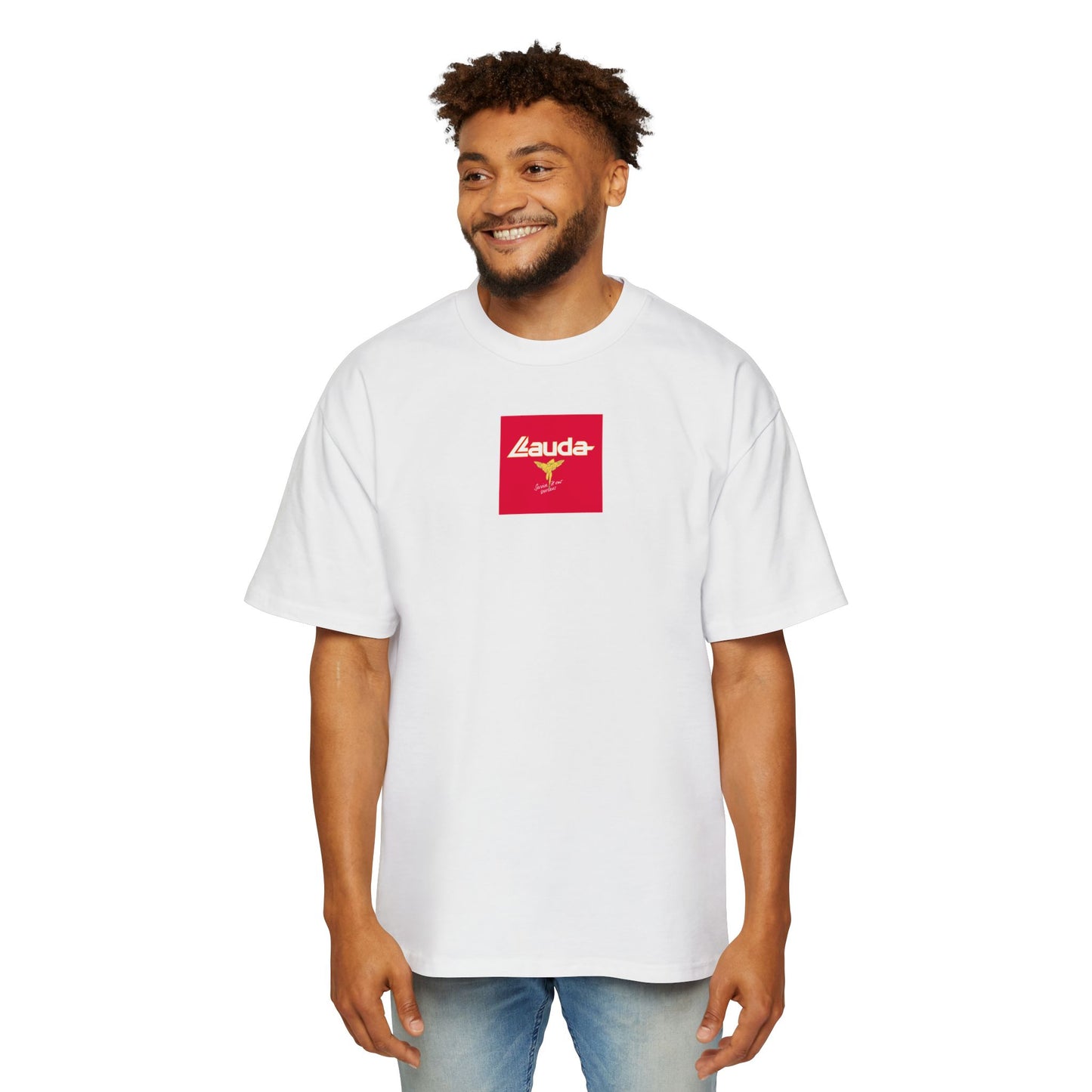 Lauda Airlines Graphic Heavy Oversized Tee