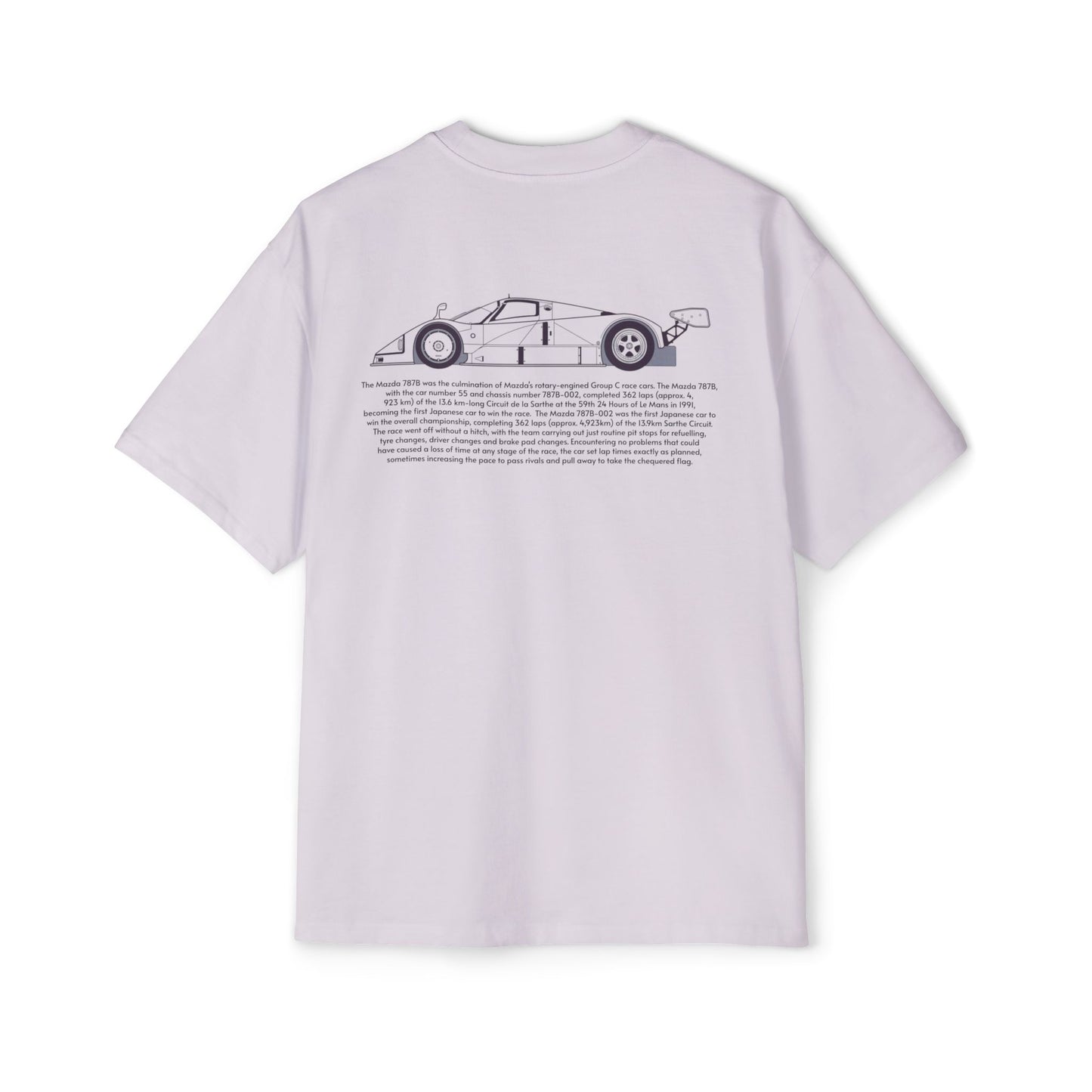 Mazda 787B 24 Hours of Le Mans Oversized Tee - Classic Racing Shirt