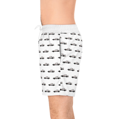 Vintage Porsche Carrera 3.2 Print Men's Swim Shorts