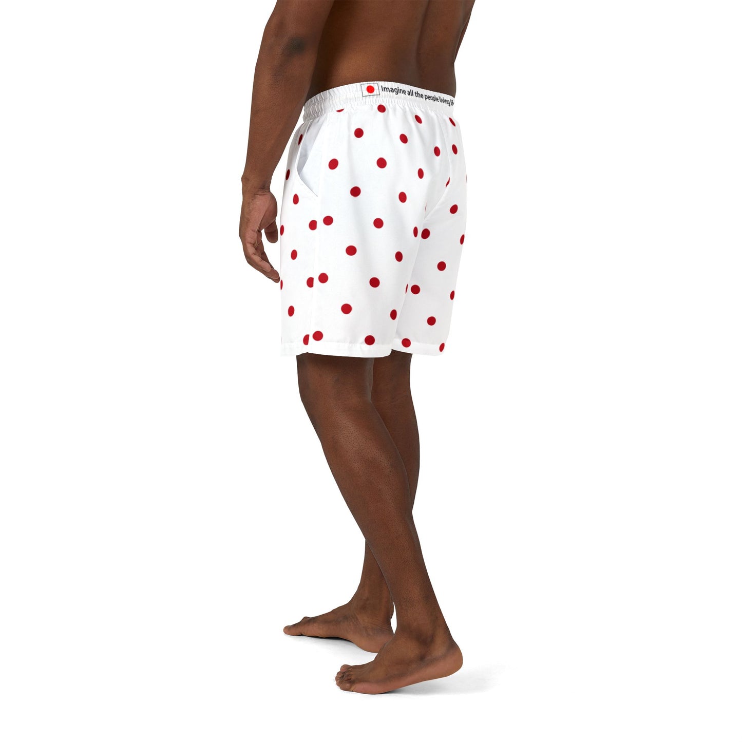 Japanese Flag Unisex Swim Shorts