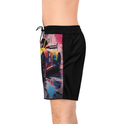 Porsche Color Swim Shorts - Men's Mid-Length Beachwear